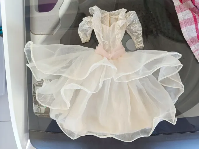 Vestido Barbie sonho de noiva estrela 1993