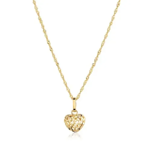 colar feminino ouro 18