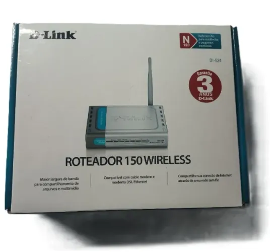 Roteador D-Link DI-524 (Semi Novo)