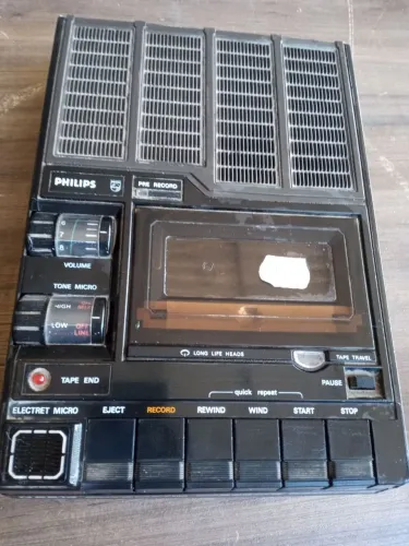 Gravador de fita cassete portátil 