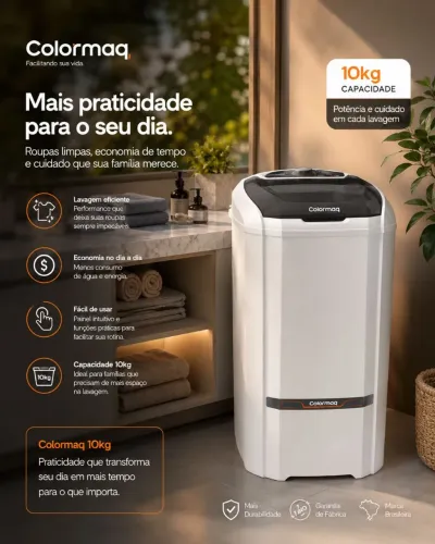 Tanquinho Colormaq 10kg