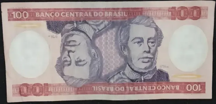 Cédula Antiga 100 Cem Cruzeiros Duque De Caxias - MBC