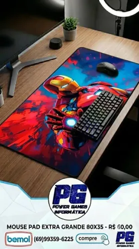 MOUSE PAD EXTRA GRANDE 80X35