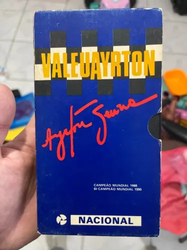 Fita VHS Ayrton Senna Original