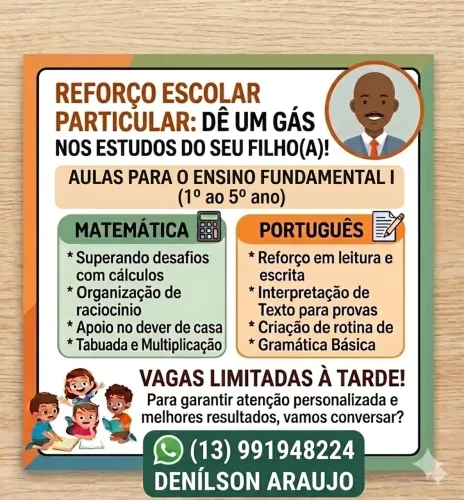 REFORÇO ESCOLAR