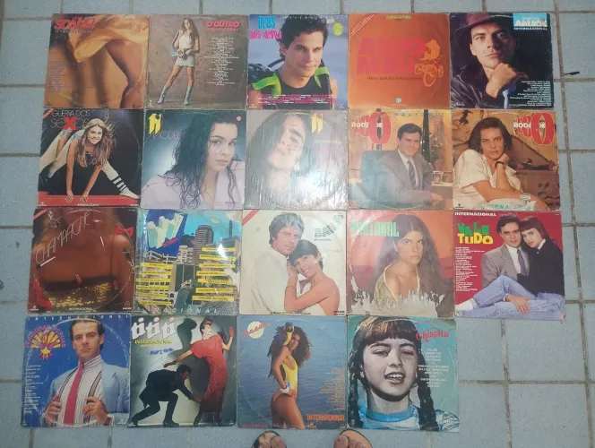  Lote 19 Lps de Novelas/Discos de Vinil