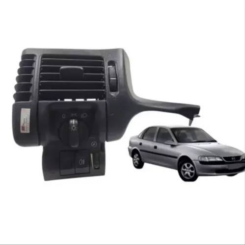 Moldura Difulsor Ar Botão Farol Esquerdo Gm Vectra (mr) Preto