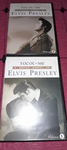 DVD - Elvis Presley Tocou-me A Musica Gospel Volumes 1 e 2 