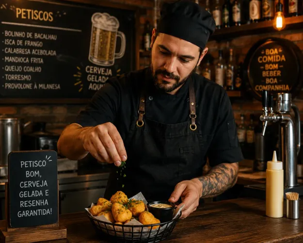 Vaga para Cozinheiro (bar)