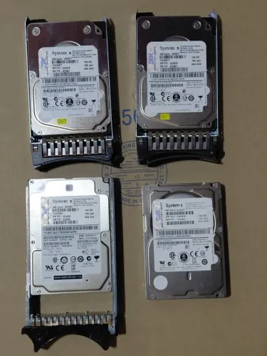 Lote 04 HDs 2.5 IBM SAS 146GB 15K 