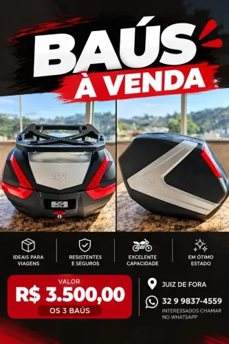 Kit baús Givi