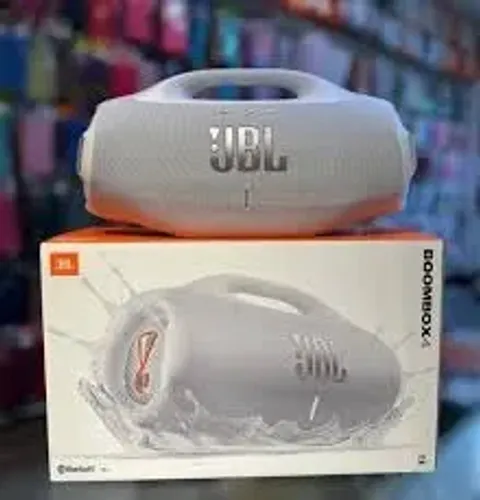JBL Boombox 4 Branca Caixa de Som Original