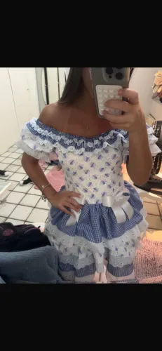 Vestido de festa junina/sao joao/quadrilha