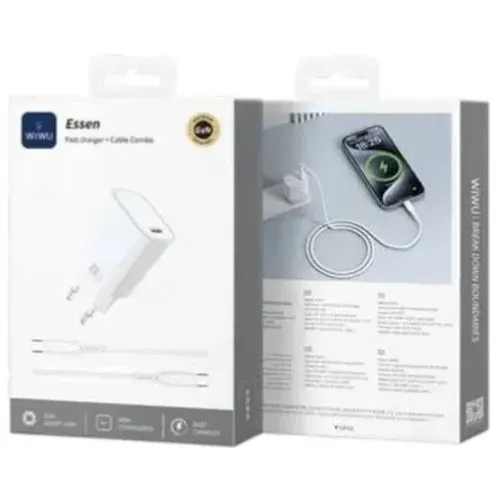 Carregador Rápido 20w com Cabo USB