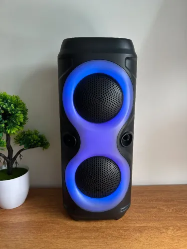 Caixa de som potente e portátil de 50W