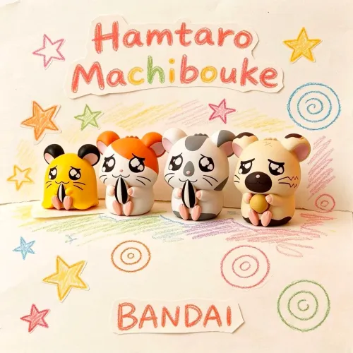 HAMTARO - KIT MINIATURAS GASHAPON
