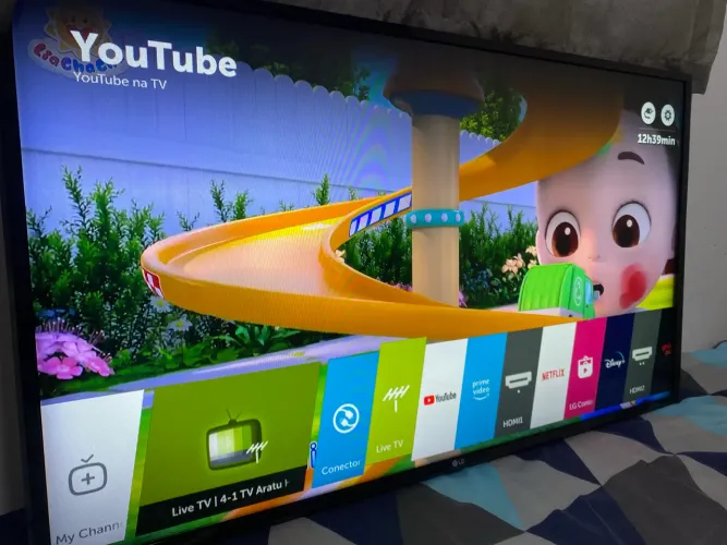 Smart tv 43 LG 4k nunca aberta