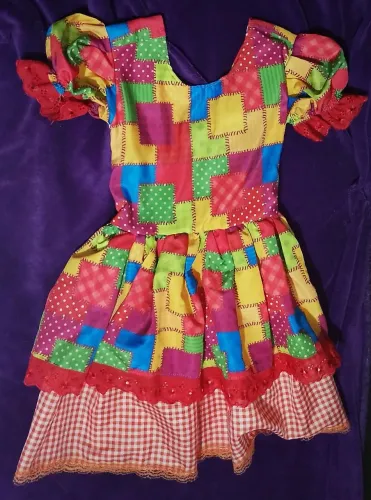Vestido Infantil Junino