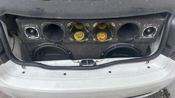 Par Subwoofer Pioneer Champion 12" TS-W312D4 500W RMS
