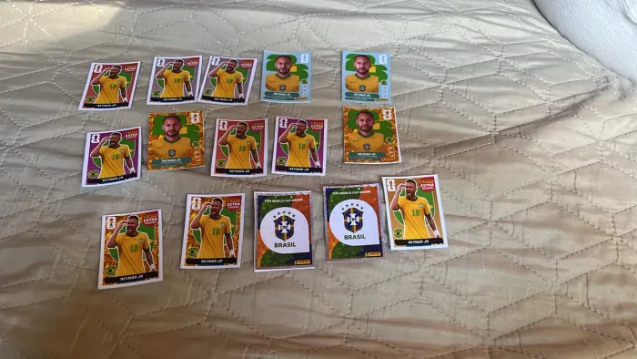 Figurinha impressa do Neymar