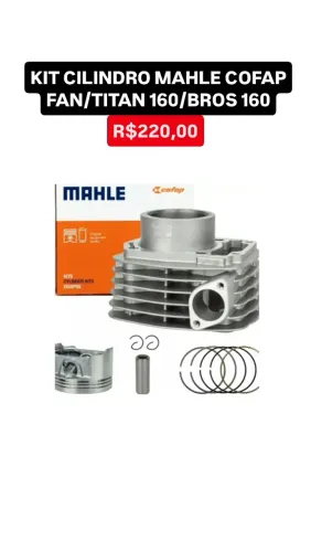 KIT CILINDRO MOTOR MAHLE COFAP FAN/TITAN 160/BROS