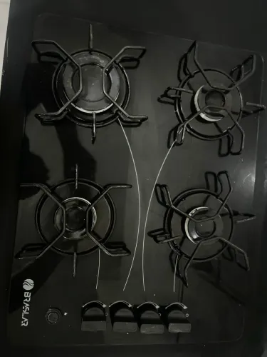 COOKTOP BRASLAR POP GAS 4 BOCAS