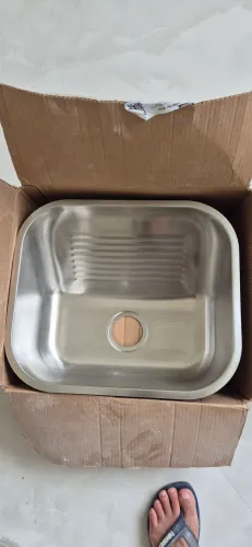 Vendo Cuba lavanderia Inox fosco 34 X 40 cm