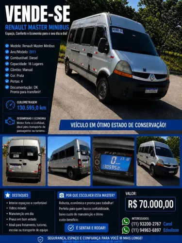 Renault Master 2.5 DCI Furg. Medio/longota Dies. 2011
