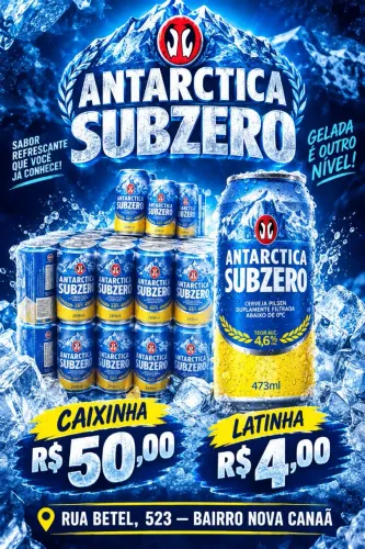CERVEJA ANTARCTICA SUBZERO