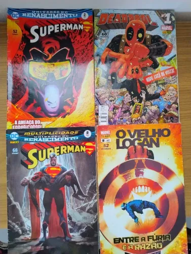 HQs Marvel / DC - Lote 18 HQs Marvel / DC