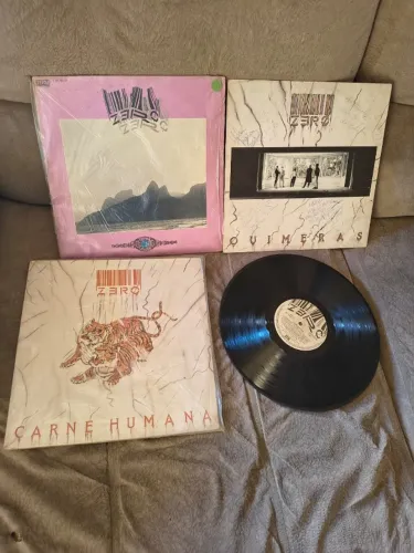 Coleção Discos de Vinil Banda Zero! Rock Nacional