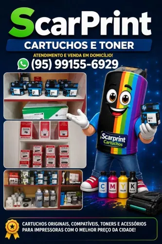 Scarprint venda de tintas toner e cartuchos de impressoras