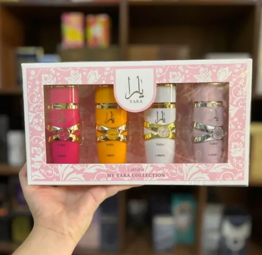 Kit Perfume Árabe Lattafa Yara Collection 4x25ml Feminino EDP Original