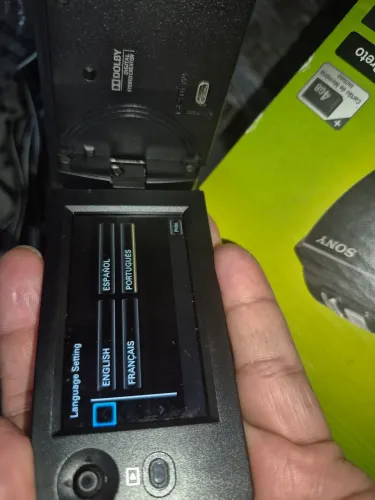 Filmadora sony