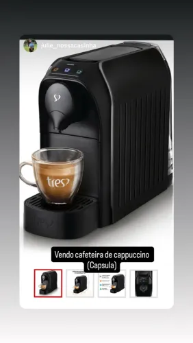 Cafeteira 3 corações
