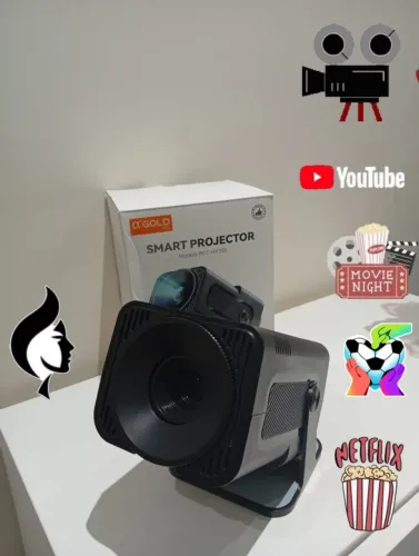 SMART PROJETOR via wi fi e bluetooth