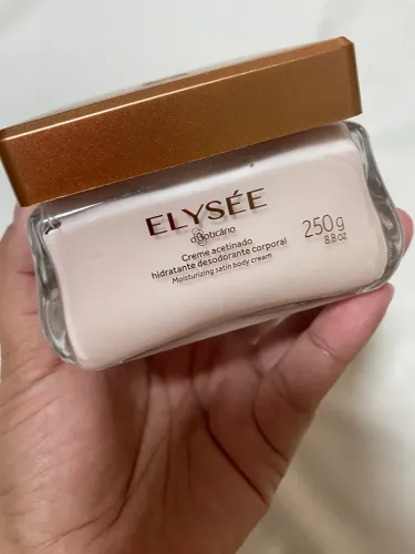 Creme acetinado Boticário Elysée