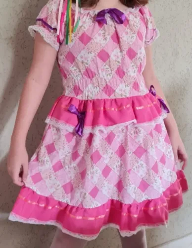 Vestido de festa junina tamanho 14