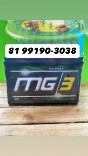 Bateria automotiva MG3 90ah - entrega grátis 