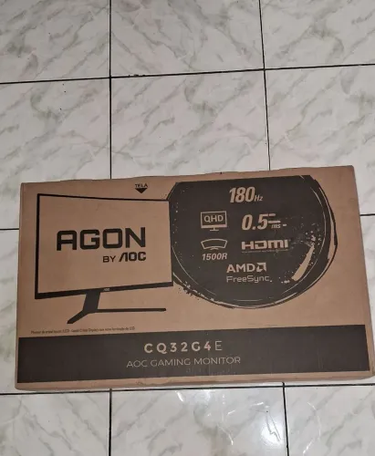 Monitor AGON by AOC gamer curvado de 32 polegadas. NOVO NA CAIXA LACRADA.