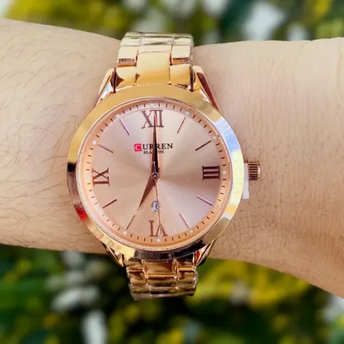 Relógio feminino Curren 9007 (Dourado)