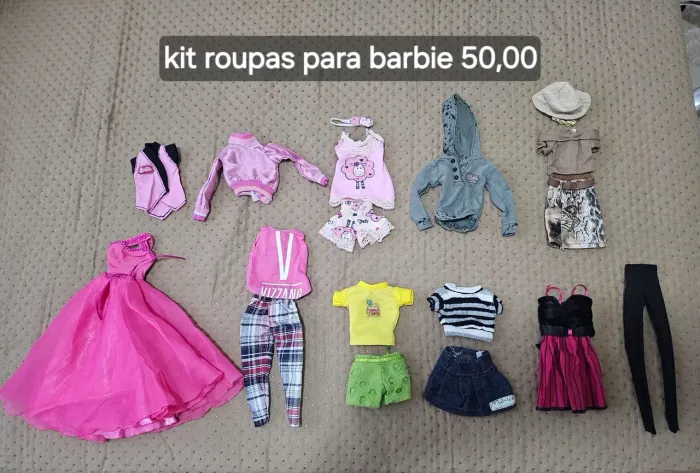 Roupas para barbie