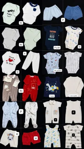 Pack de roupinhas de bebê menino ou unidade