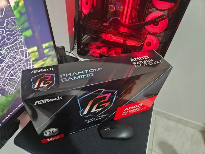 RX 7800 XT 16GB ASRock Phantom Gaming - EXCELENTE ESTADO