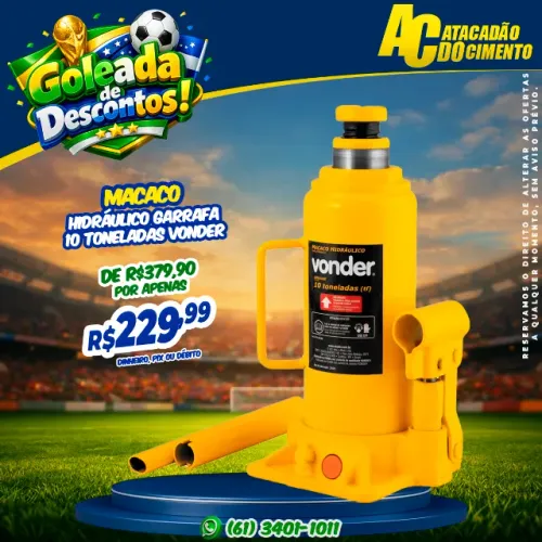 Macaco Garrafa 10 Toneladas Vonder