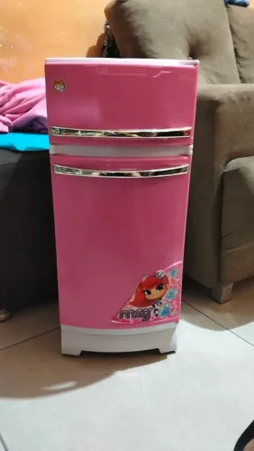 Combo brinquedos usados, Geladeira, Fogão, Máquina de Bebidas e Carrinho de bebê