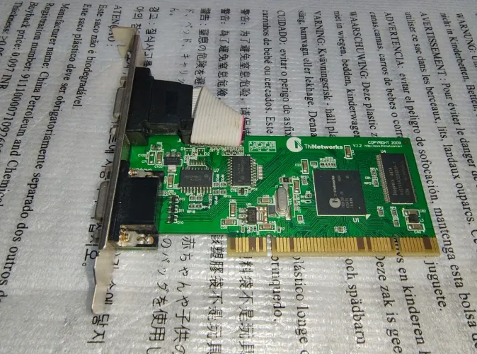 Placa de vídeo 2 VGA para monitor de câmeras 