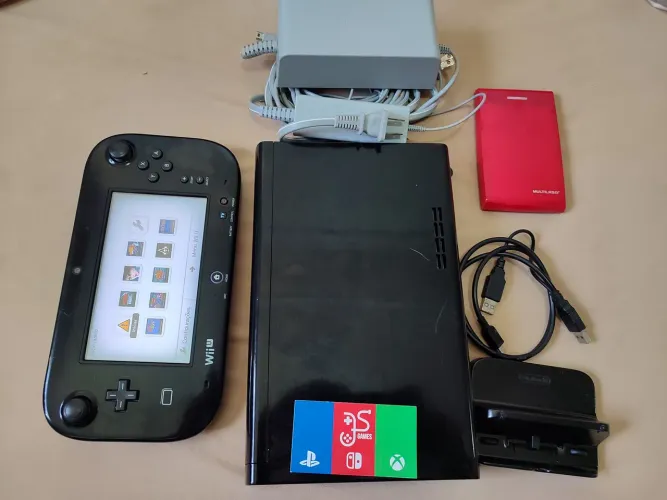Nintendo Wiiu 1 terá completo com jogos 