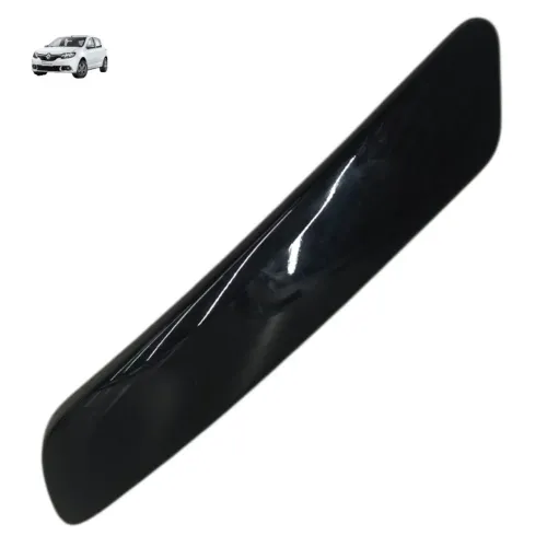 Moldura Puxador Porta Direita Renault Sandero 2016 2017 Preto Dianteira/traseira