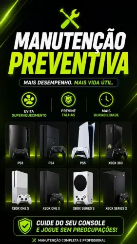 Manutenção Preventiva em Video Games